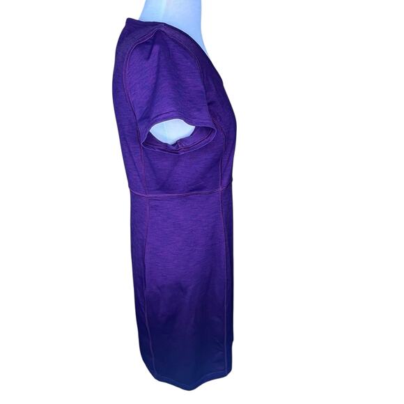 Duluth Trading Co. Women’s Athletic Casual Plum/Navy Dress Size Small - Picture 4 of 9